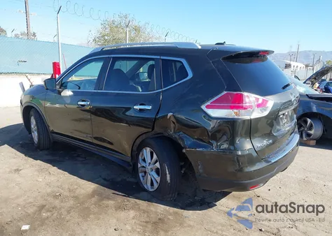 2015 Nissan Rogue Sv z USA, uszkodzony, nr VIN KNMAT2MT4FP506491